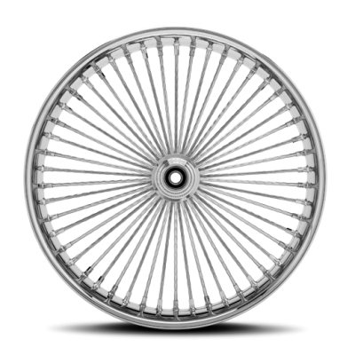 All Chrome with Diamond Cut Spokes