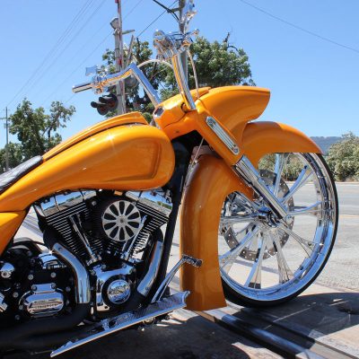 Fender Installed on the Bike 1